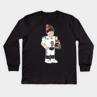 JOE BURROW / CARTOON Kids Long Sleeve T-Shirt